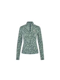 KLLarissa Ladies Mesh Training Shirt Green Agave