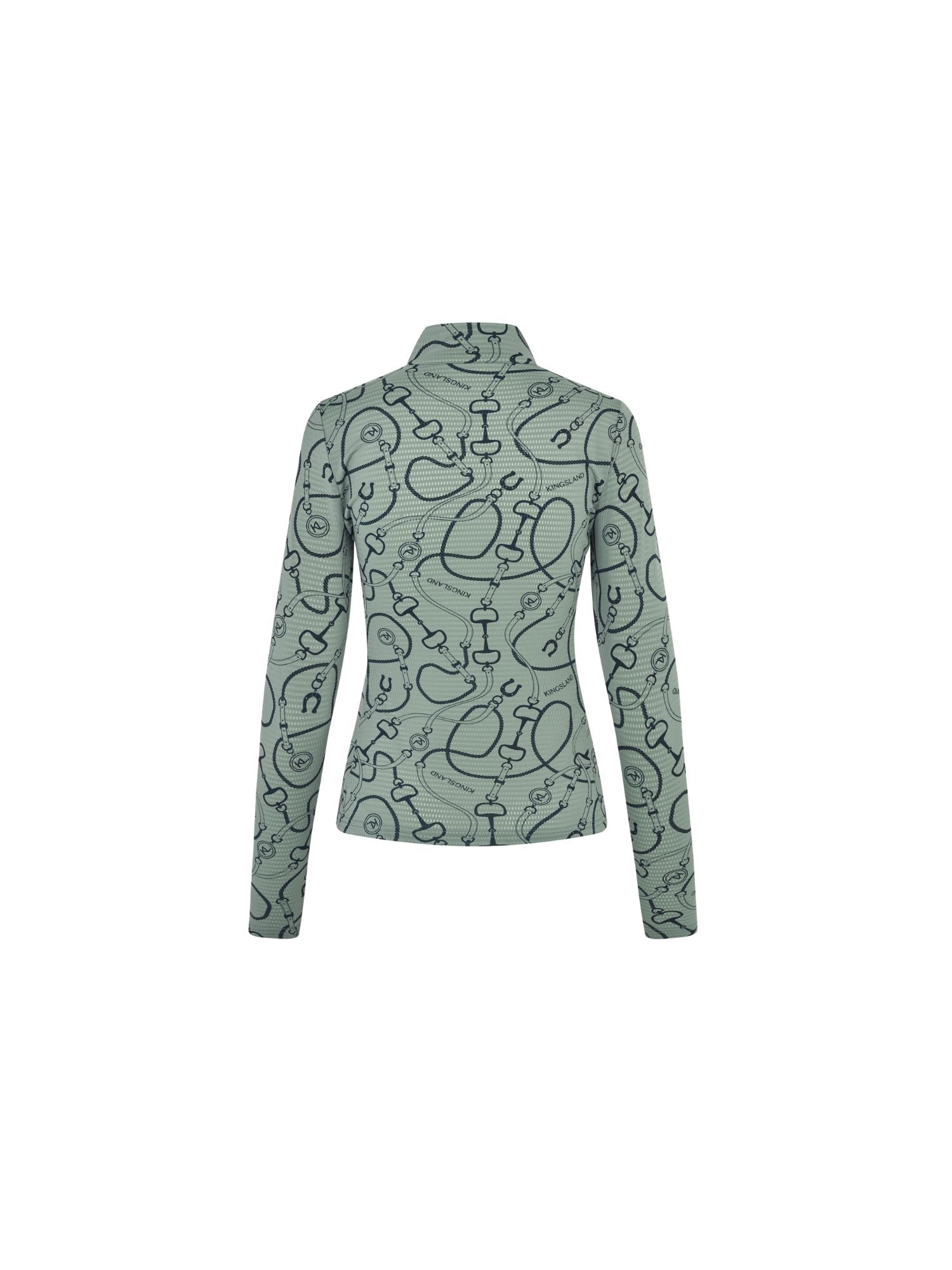 KLLarissa Ladies Mesh Training Shirt Green Agave
