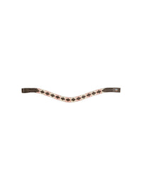 Pannband Polo Brun/Rosa/Beige