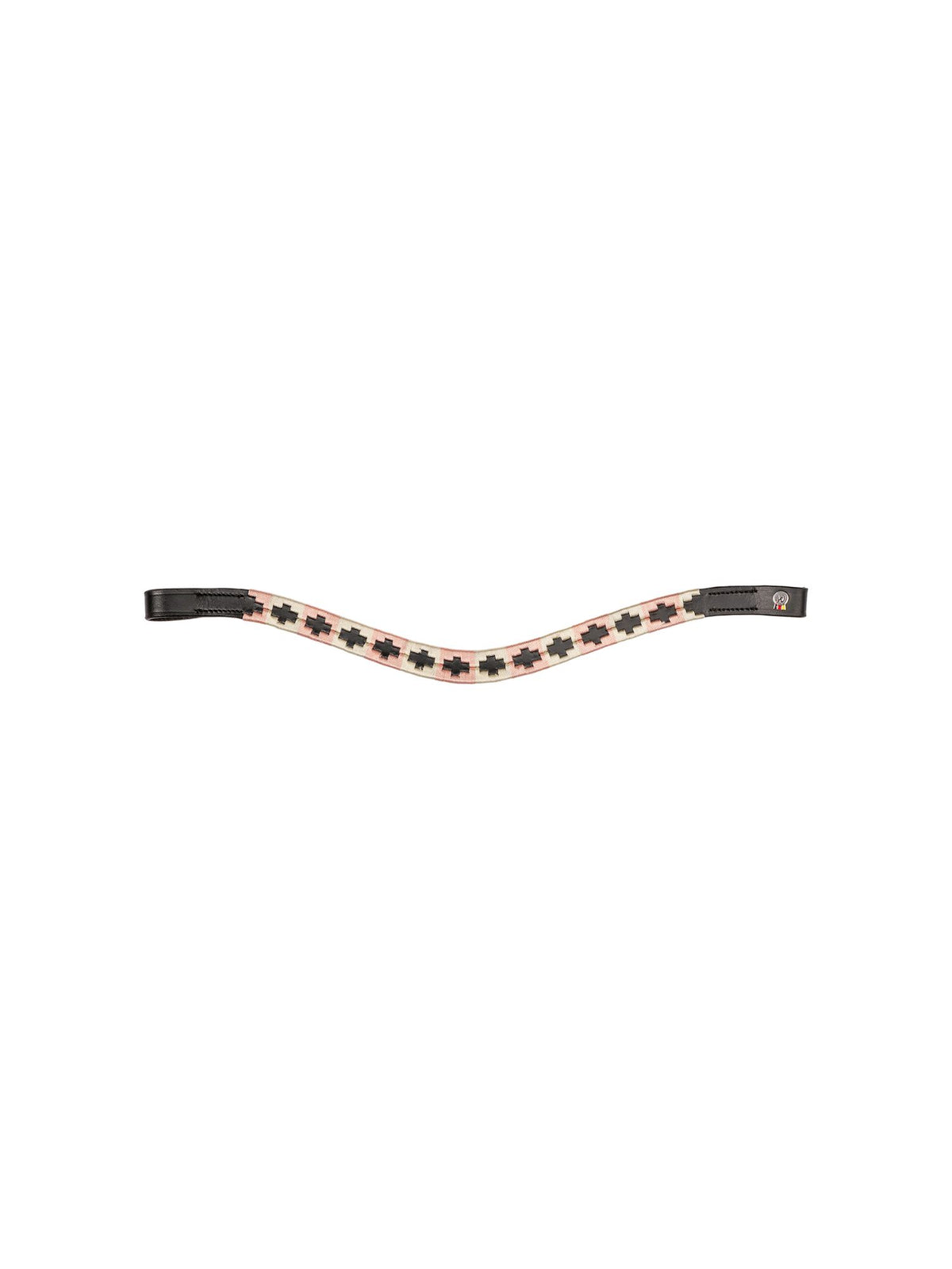 Pannband Polo Svart/Rosa/Beige