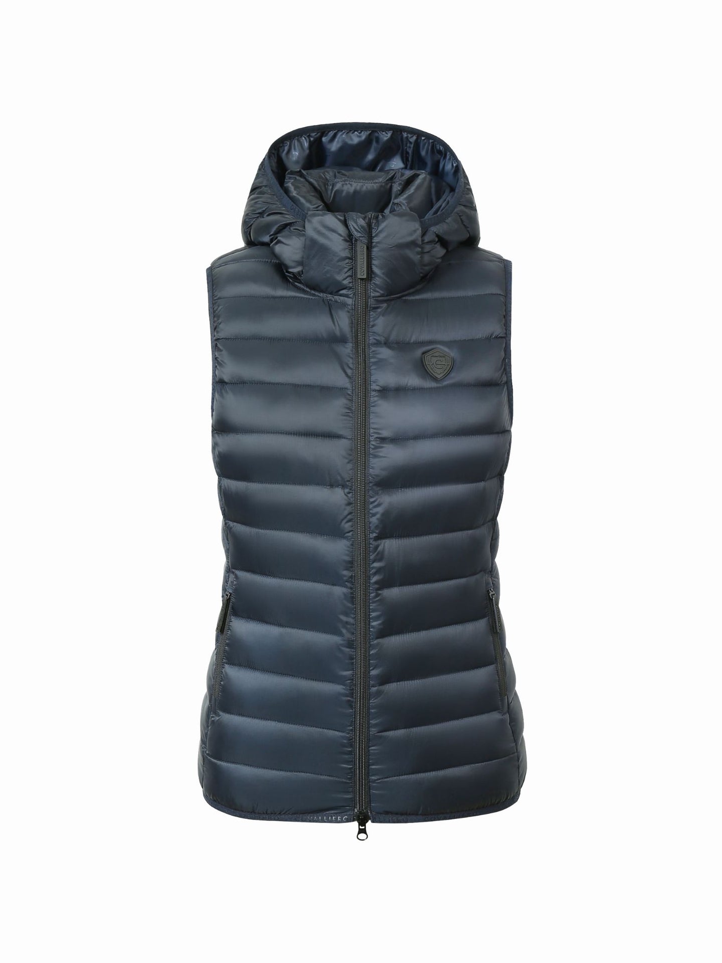 Ridväst Quiltad Marin