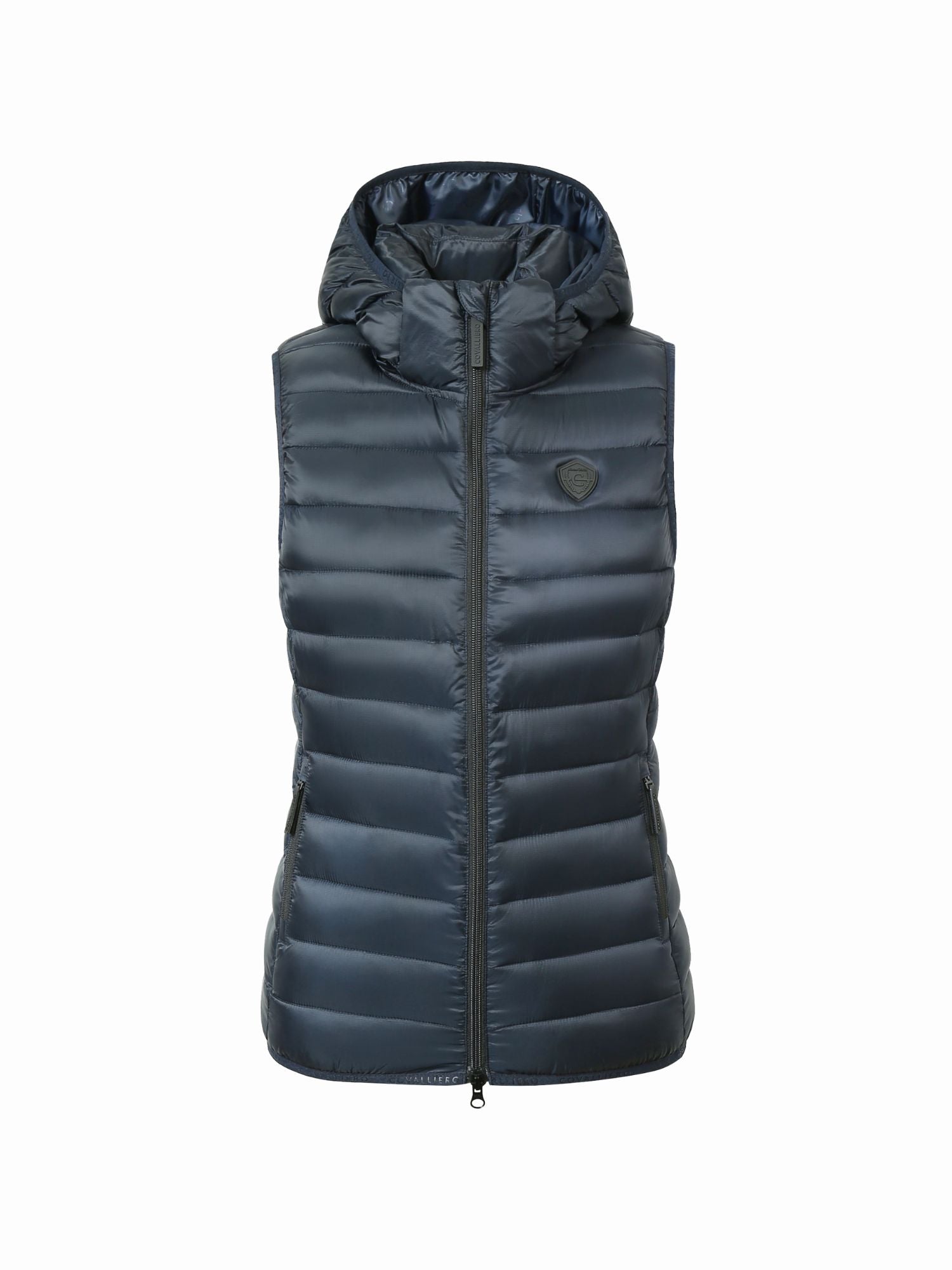 Ridväst Quiltad Marin