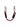 Transportgrimskaft Elastiskt Cherry Red