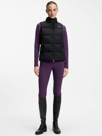 Väst Viola Puffer Dam Svart