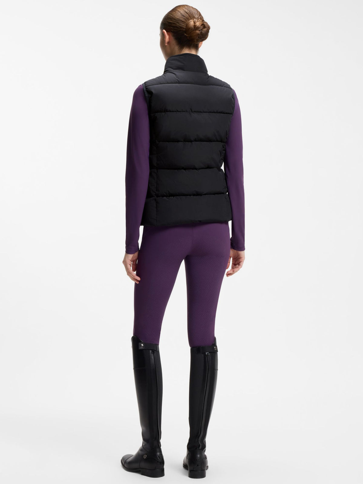 Väst Viola Puffer Dam Svart