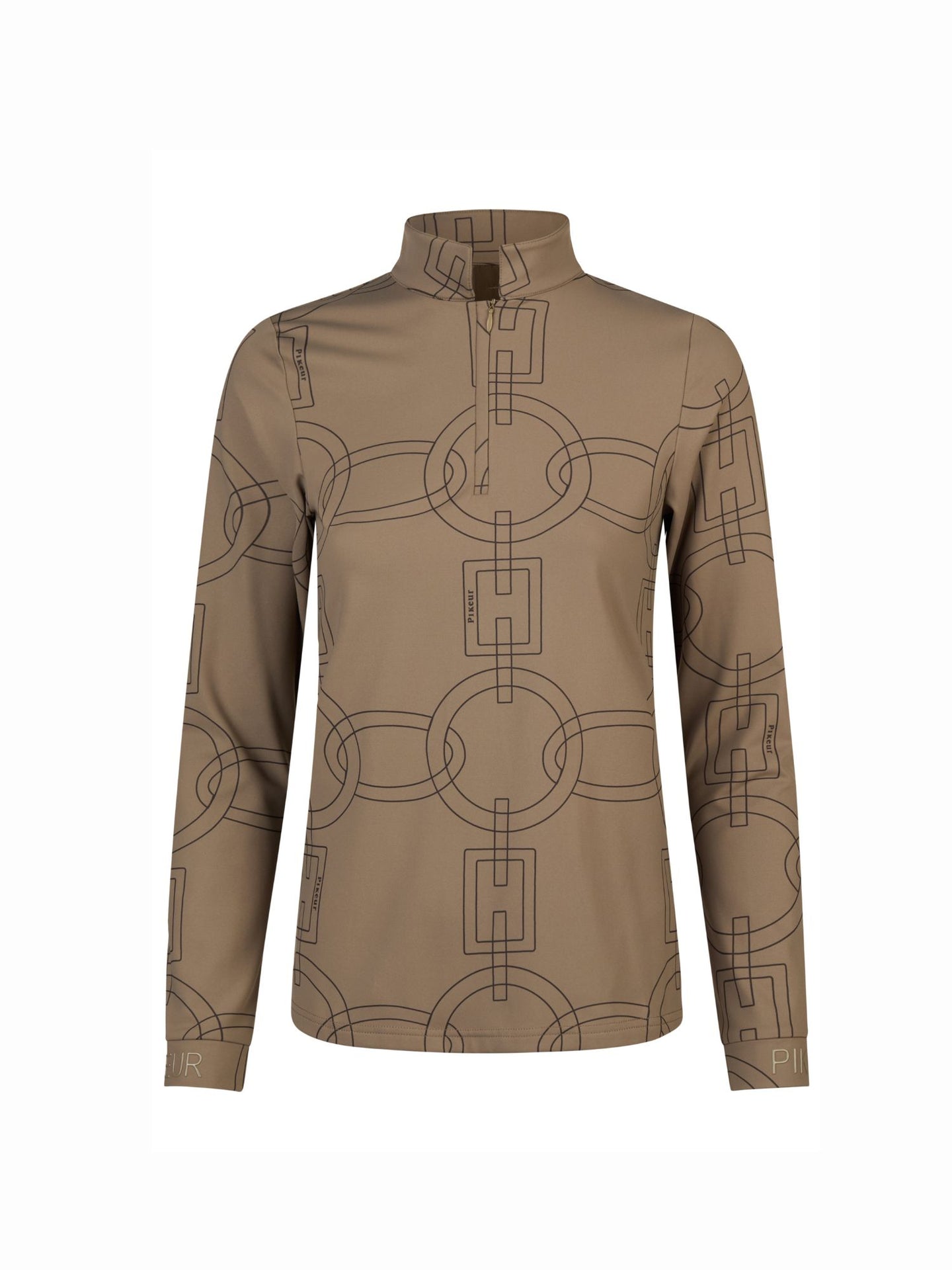 Zip Shirt Slate Brown