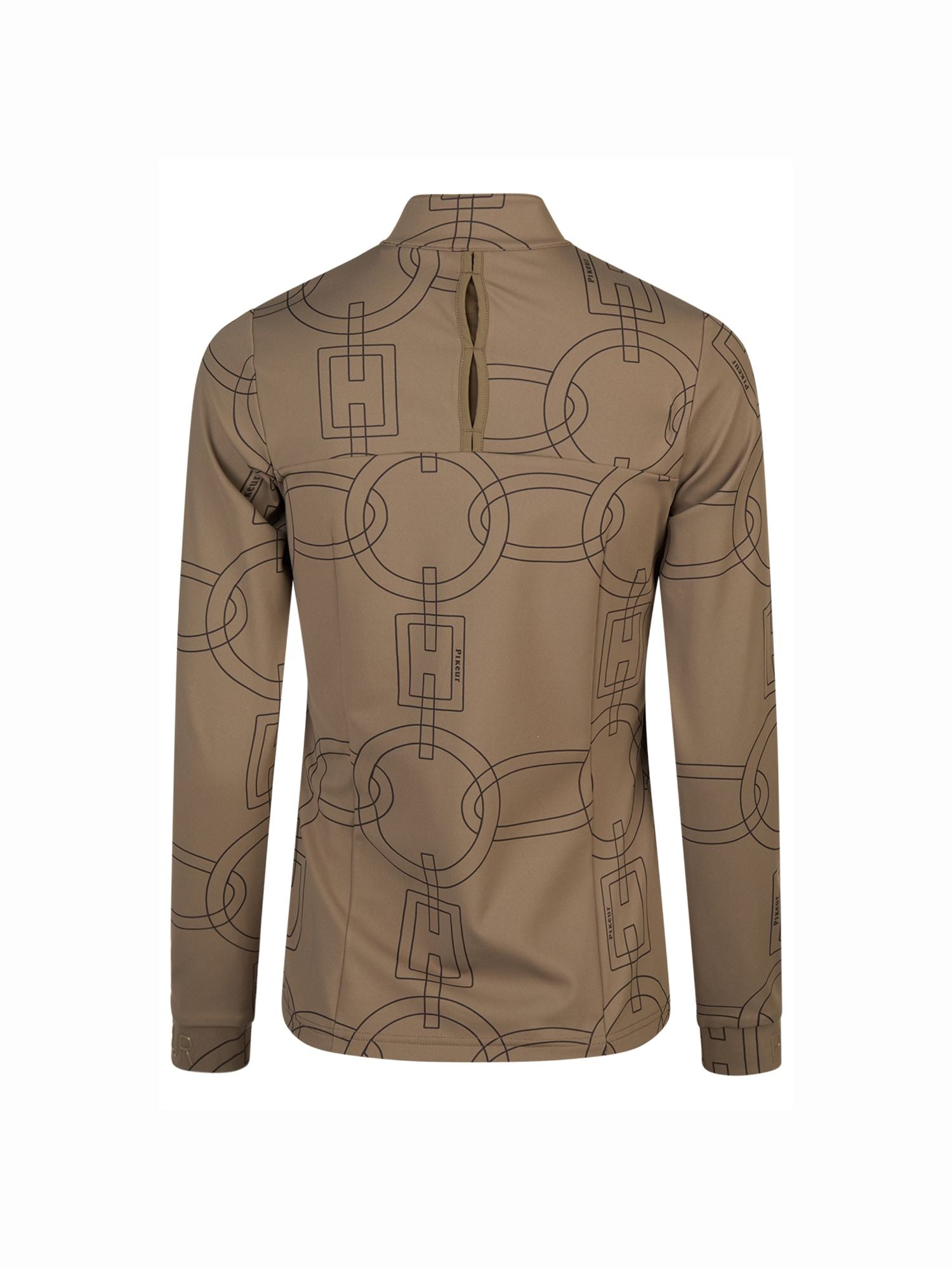 Zip Shirt Slate Brown