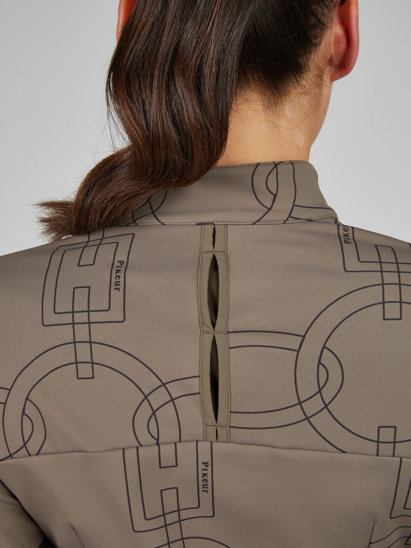 Zip Shirt Slate Brown
